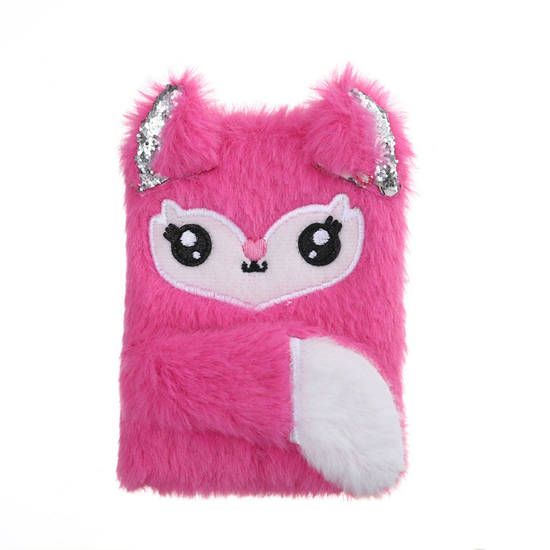 Wholesale Portable Mini Cartoon Plush Bunny Notebook